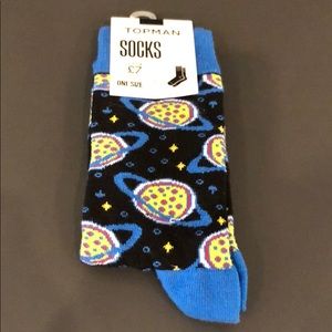 Outer Space Intergalactic Socks by Topman NWT